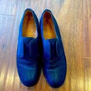 Chie Mihara. Designer shoe.  Navy size 37. Made in Spain, Owara Leather.